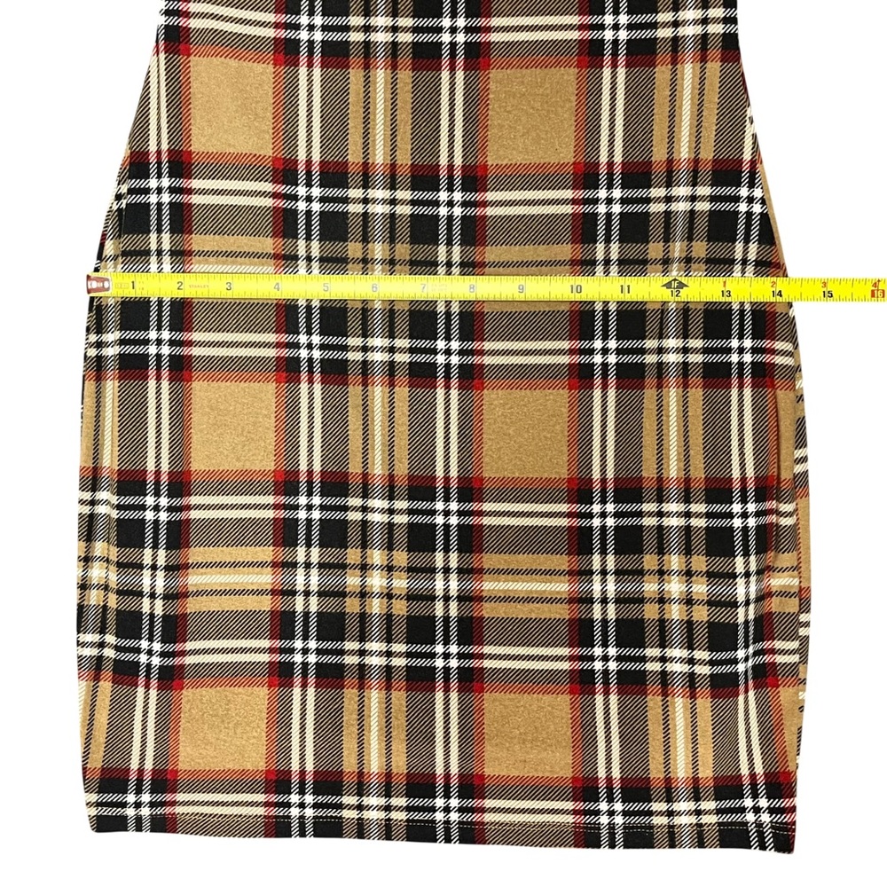 Lovely Day plaid minidress 🤎💛 - Picture 6 of 11